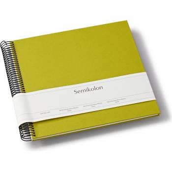 Semikolon Uni Economy албум за снимки, среден, матча зелен, с бели страници (369999)