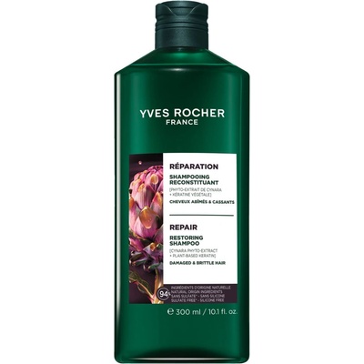 Yves Rocher Reparation Шампоан за възстановяване на косата, 300 ml