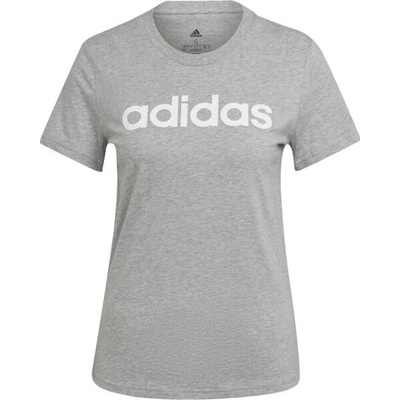 adidas Bavlnené tričko šedá
