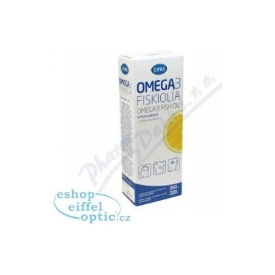 Lysi Omega 3 rybí olej s citrónovou příchutí 240 ml 220 g