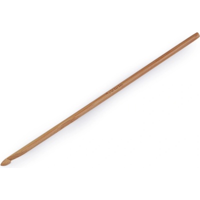 Bambusový háček na háčkování vel. 3; 4; 4,5; 5; 5,5, střední, 4 (4 mm) bambus tmavý