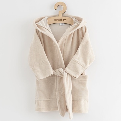 New Baby Comfortably Dětský froté župan beige