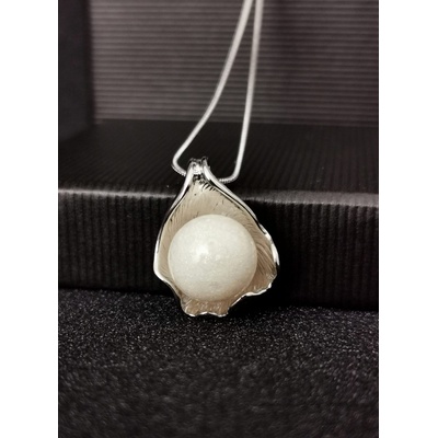 Meganflo Сребърен медальон с перла