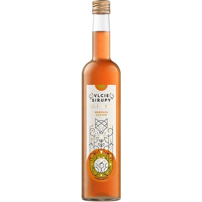 mMMm Vlčie sirupy Marhuľa Zázvor sirup 1 l