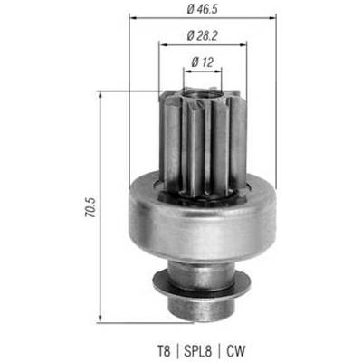 MAGNETI MARELLI Pastorek, startér 940113020025
