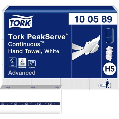 Tork Peakserve, jednovrstvé, 20,1 x 22,5 cm, 12 x 270 ks 100589