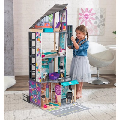 KIDKRAFT Domeček pro panenky Bianca City Life – Zboží Dáma