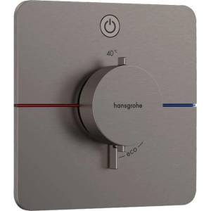 Hansgrohe ShowerSelect Comfort - Термостатичен смесител за вграждане, матиран черен хром 15581340 (15581340)