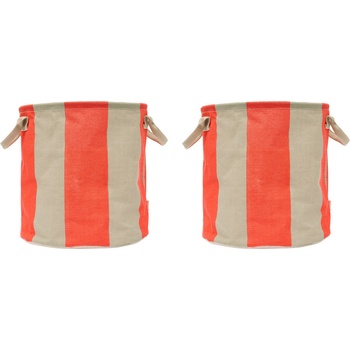 OYOY Кошници за съхранение Kara M, червено-бежови, 2 бр (L301537)