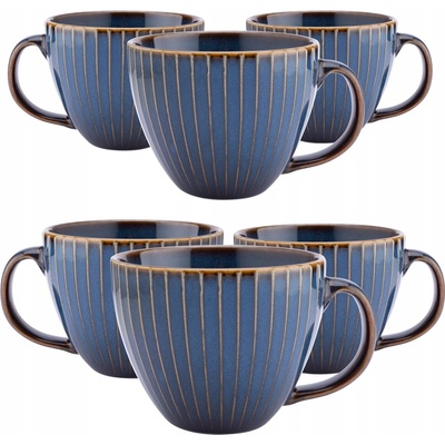 Design Šálek Altom Reactive Stripes porcelán 6 x 450 ml
