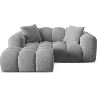 Cosmopolitan Design Светлосив шенилов ъглов диван (ляв ъгъл) Treno - Cosmopolitan Design (COS_LC_S_214_F1_TRENO6)