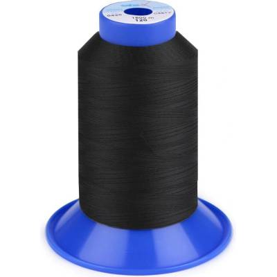 Nitě elastické Sabaflex 120; 1500 m Varianta: 4000 černá, Balení: 1 ks