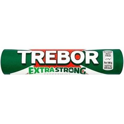 Trebor Extra Strong mentolové bonbony 41,3 g