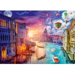Schmidt Spiele - Puzzle Lars Stewart - Venice - Night and Day - 1 000 piese