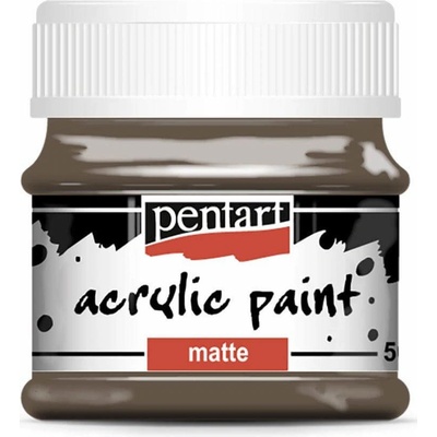Pentart akrylová barva 50 ml zemitá hnědá matná – Zbozi.Blesk.cz