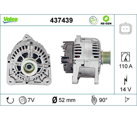 Alternátor VALEO 437439