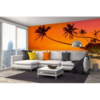 DIMEX ART s. r. o Самозалепваща се флизелинова фототапета залез над морето 375 x 250 см