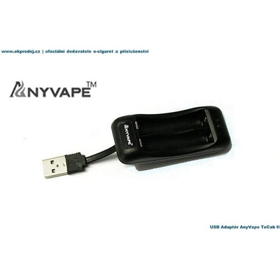 Anyvape TeCab USB nabíječka 360mAh černá