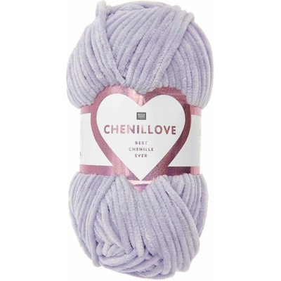 Rico Design Ženilková priadza Chenillove odtieň 007 lila - 1 ks