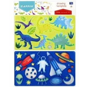 Starpak Dino/cosmos template 225x130 2pcs stk pbh 48/192
