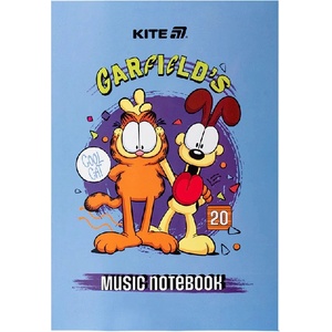 Нотна тетрадка Kite Studio Pets A4 20 л (A4 20)