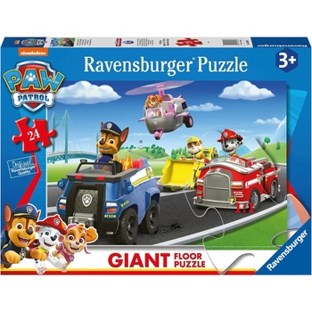 Ravensburger Пъзел за под Ravensburger от 24 части - Пес Патрул, вариант 1 (3089)