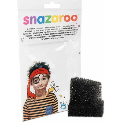 Snazaroo hubka čierna 2ks na špeciálne efekty