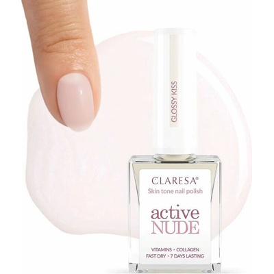 Claresa klasický lak na nechty Glossy Kiss 9,5ml