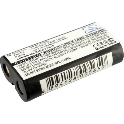 Cameron Sino Батерия за Jay-Tech Jay-Cam I4800, Kodak Easyshare Z1012 Is (еквивалент на Kodak KLIC-8000), 1600 mAh (CS-KLIC8000)