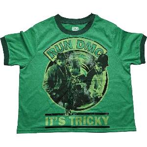 Run DMC It's Tricky Record Vintage Green S Дамски Риза (RDMCCT26LGR01)
