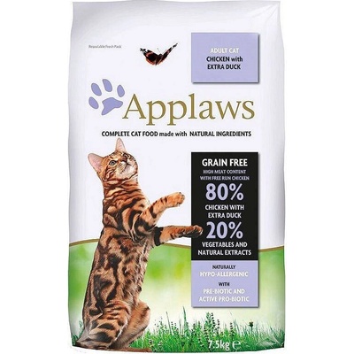 Applaws Applaws 5060333435653 Суха храна за котки, за възрастни, с пилешко, 7.5 kg