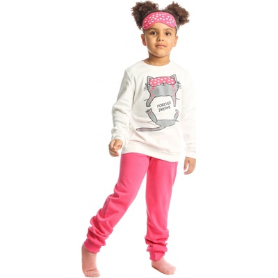 Joyce pyžamo Forever bílá růžová