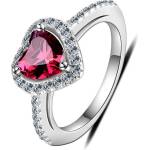 Silenti Jewelry Сребърен пръстен "Екстаз" - 8 - 57мм (18.1мм диам. )