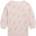 Guess Плетена рокля за мини момиче в бледо розов цвят с надписи Guess