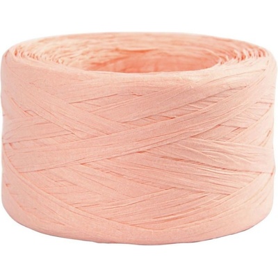 creativ company Papírová příze Raffia 100m světle růžová