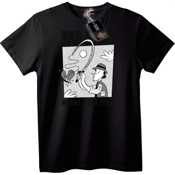 NOONEBRAND Тениска Риболов на Любов - 2XL, White