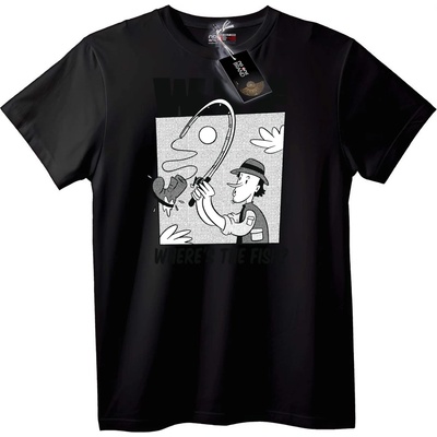 NOONEBRAND Тениска Риболов на Любов - 2XL, White