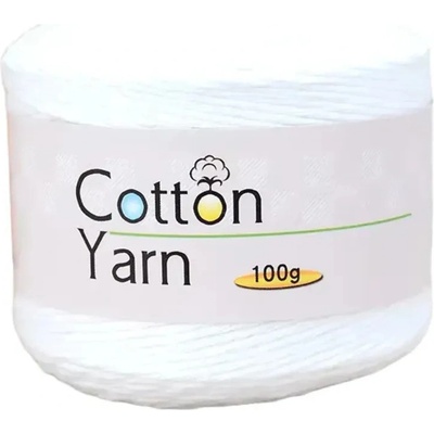Amparo Miranda® Příze Cotton Yarn AM16F, Barva Bílá