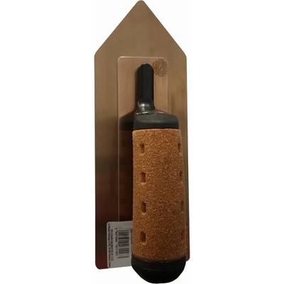 OLEJNIK Hladítko ve tvaru žehličky 240 mm / 0,3 mm s korkovou rukojetí
