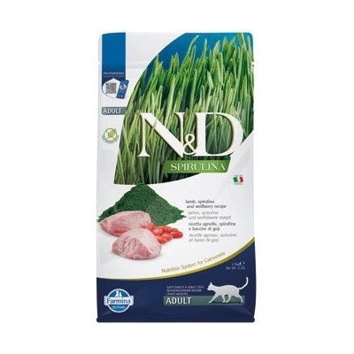 N&D SPIRULINA CAT Adult Lamb & Wolfberry 1,5 kg