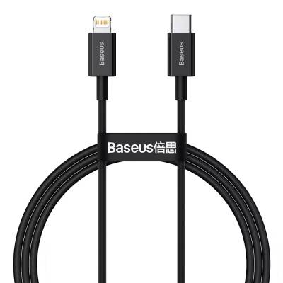 Кабел Baseus Superior USB Type C към Lightning 20W 1м CATLYS-A01 - черен (CATLYS-A01)
