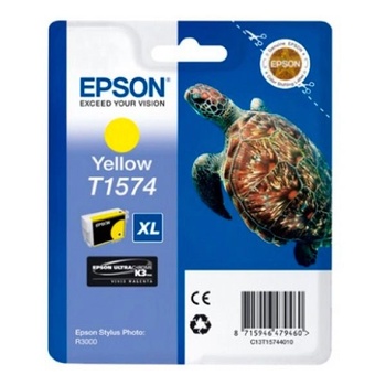 Epson T1574 жълта касета с мастило XL капацитет (C13T15744010)