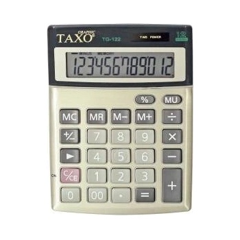 TITANUM Calculator Taxo 12- position TG-122 silver