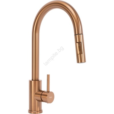 Rea REA-B6560 - Смесител за мивка с изтегляща се лейка FRESH 45 cm, четкан меден финиш (RE0230)