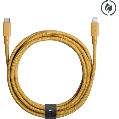Native Union Belt Cable (USB-C - Lightning) 3m, kraft (BELT-CL-KFT-3-NP)