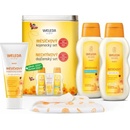 Weleda Nechtíkový dojčenský set kúpeľ 200 ml + olej 200 ml + krém 75 ml + darček - plienka darčeková sada