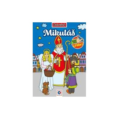 Omaľovánka A5 Mikuláš
