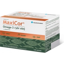 Maxicor Omega-3 rybí olej 120 tobolek