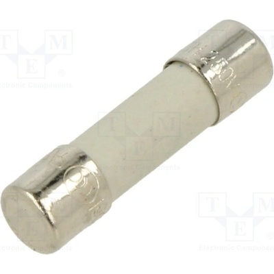 BEL FUSE 5HT 6.3-R Pojistka: tavná; keramická,kulatý; 6,3A; 250VAC; zpožděná; 5x20mm