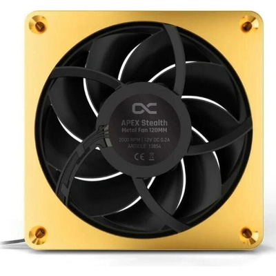 Alphacool Apex Stealth Metal Power 120mm 3000 RPM PWM Gold (13856)